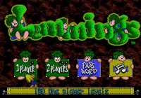 Lemmings for Sega Genesis Main Menu